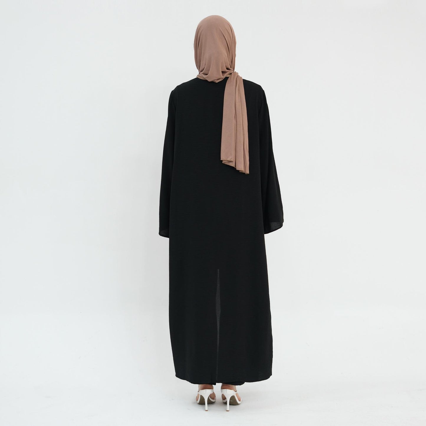 HS5107 Classic Solid Color Three-piece Suit - Loose Long Design Combination