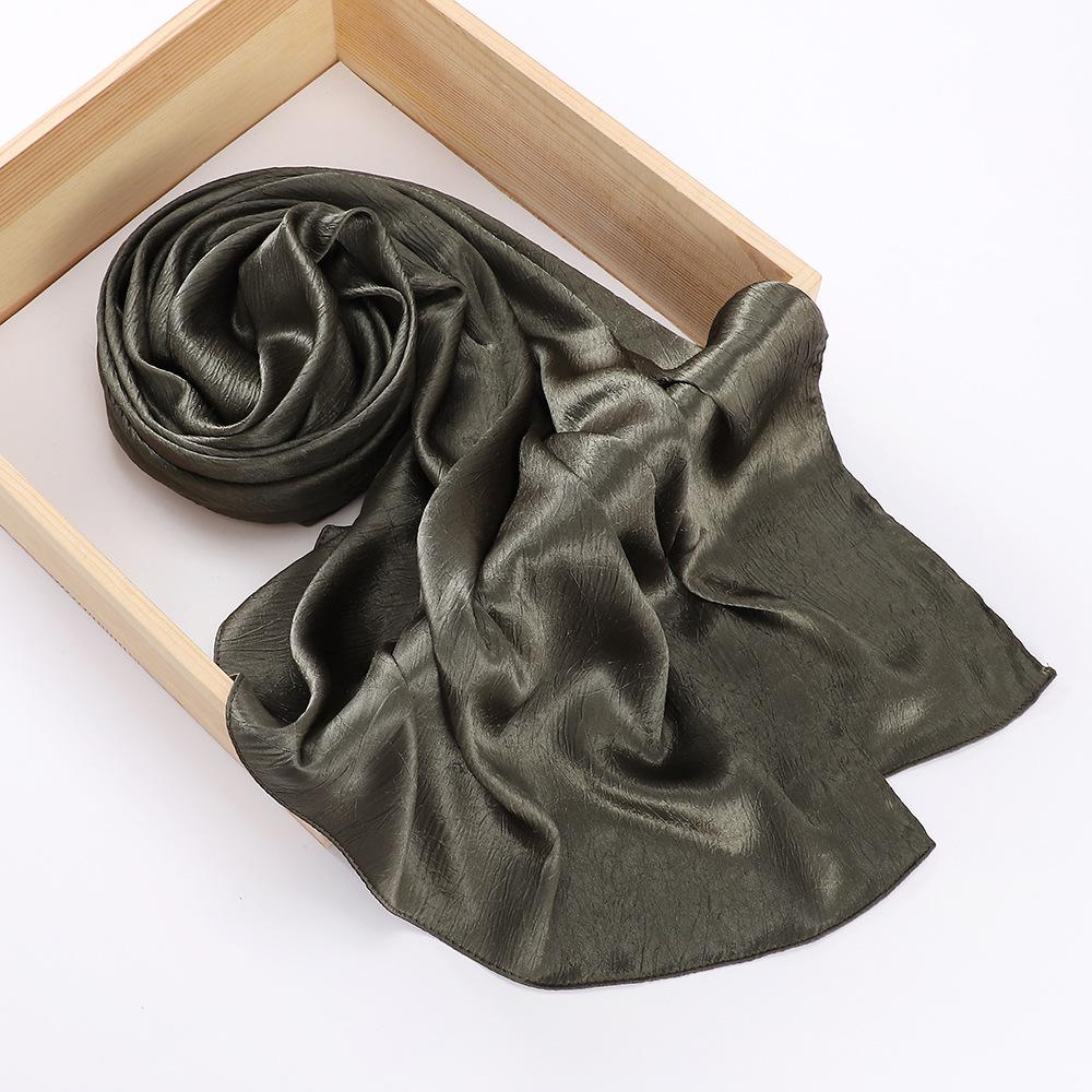 HASASERIES HS1136 Nouveau bandeau en satin de soie simulé