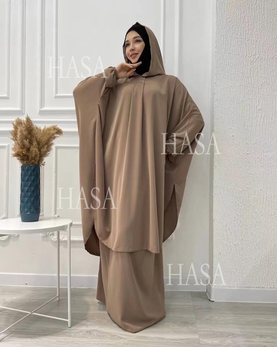 HS6583 Women's Loose Long Robe Suit