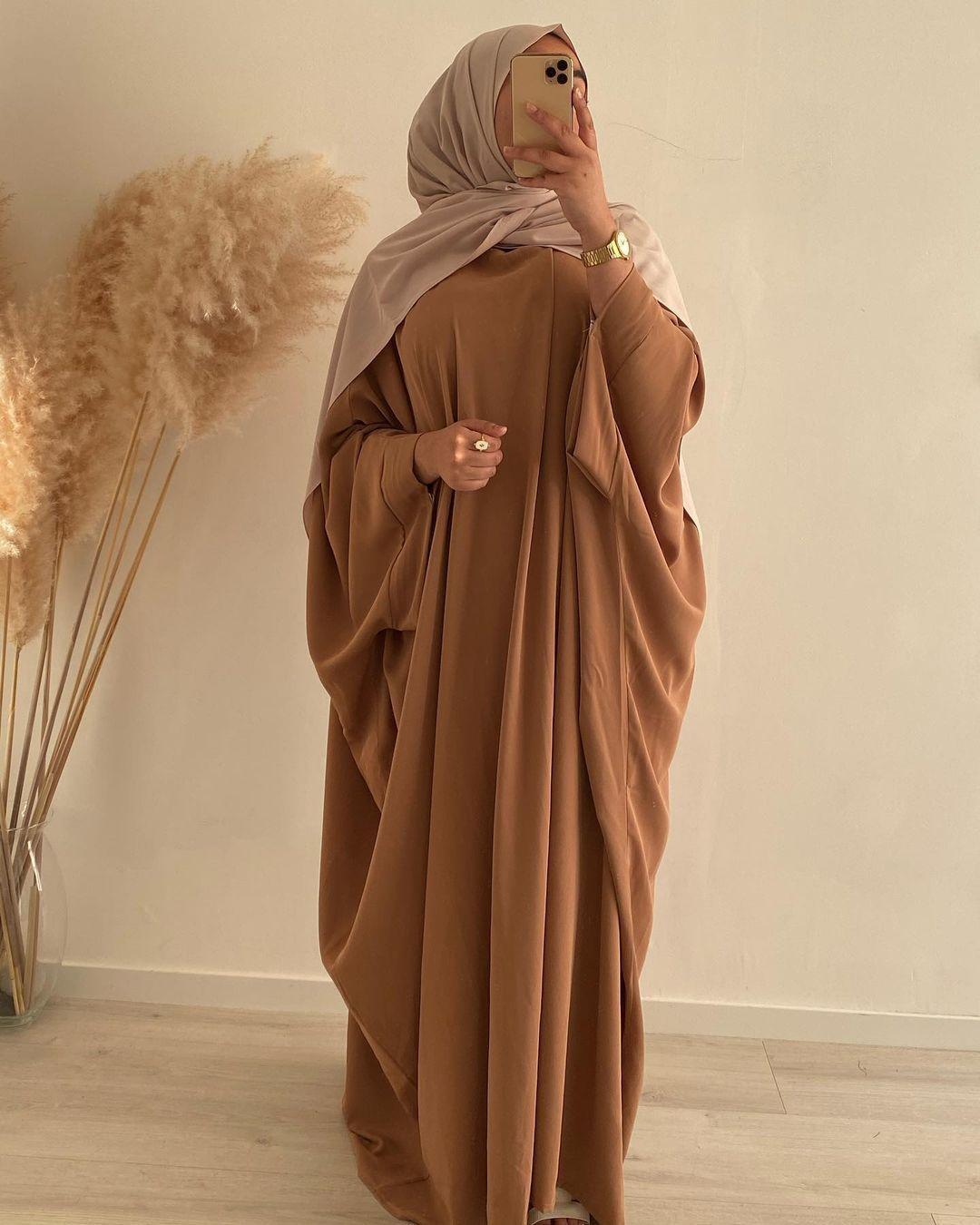 HASASERIES HS0726 Ensemble 2 pièces ROBE Hijab + Abaya
