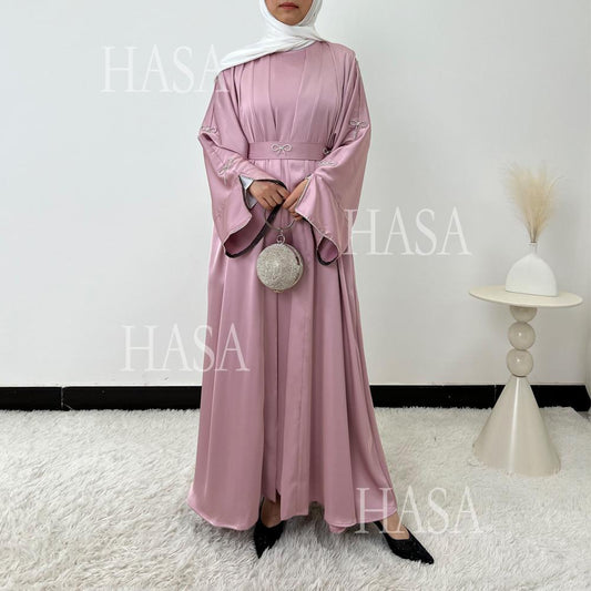 HS6501 Lustrous and Delicate Satin Diamond Set