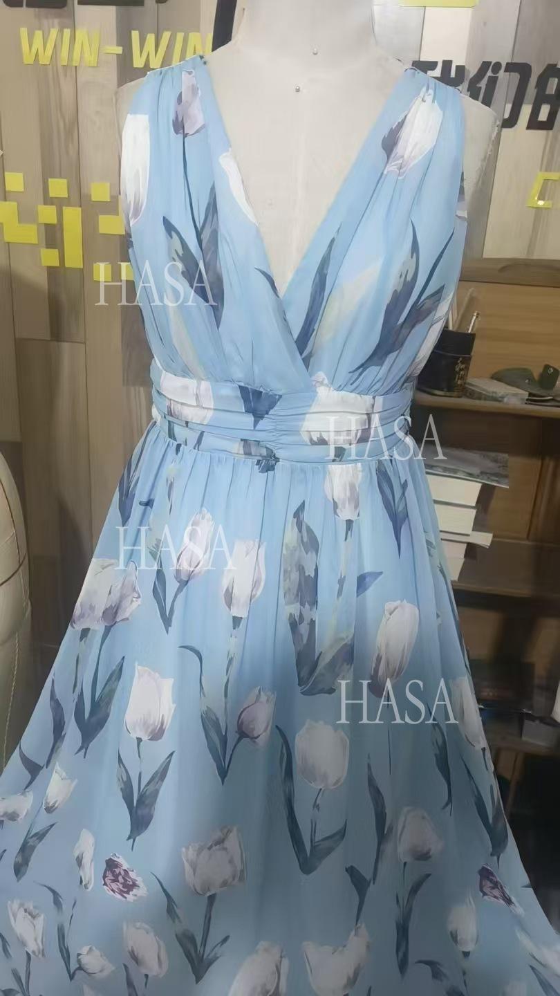 HASA HS6799 Romantic Floral Maxi Dress That Turns Heads
