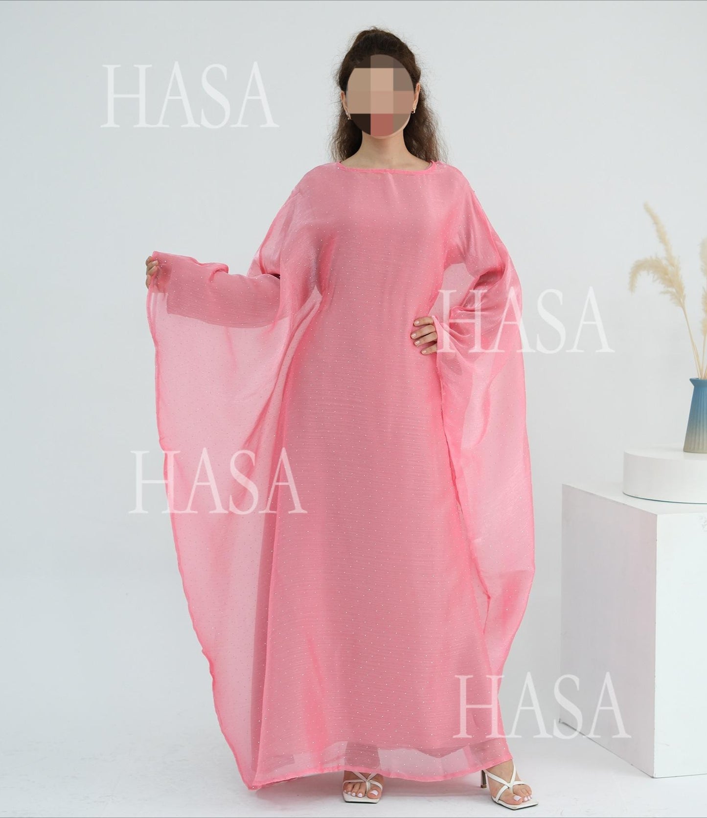 HS6619 Hot diamond long dress (with optional inner suit)