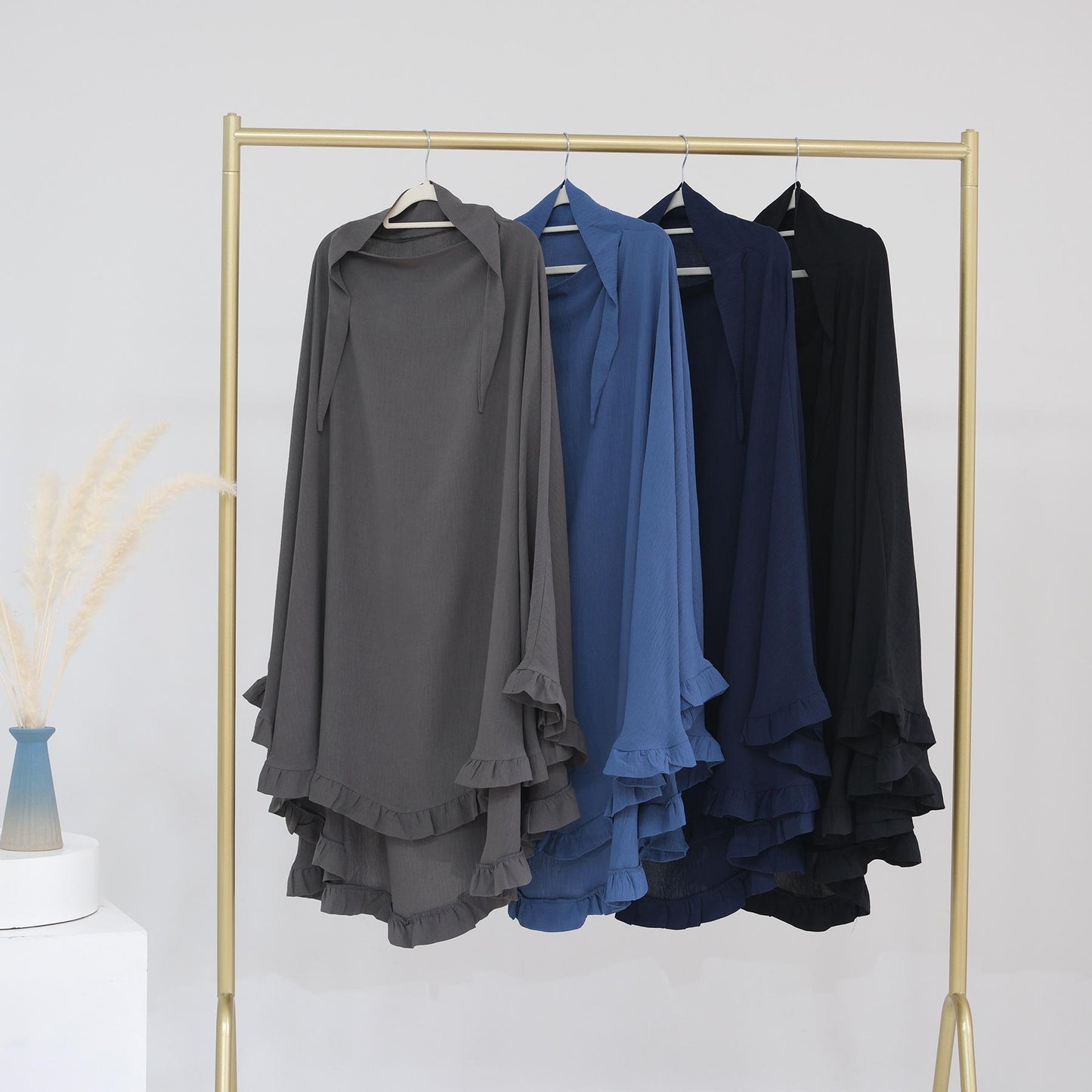 HASASERIES HS0993 Solid Color Headscarf