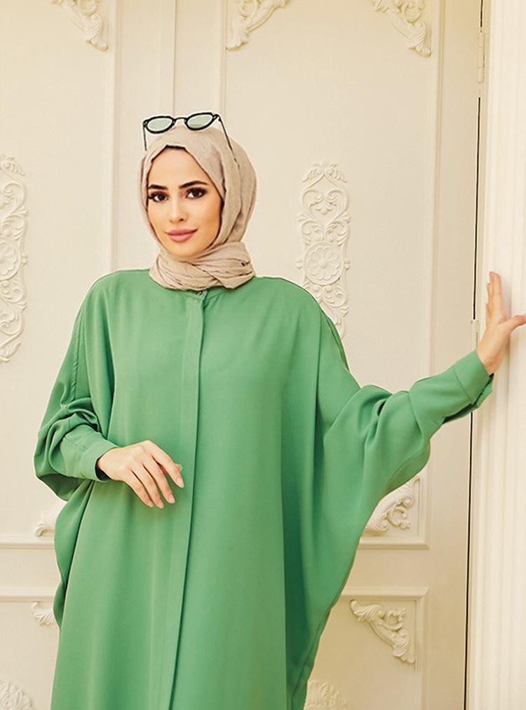 HASASERIES HS0519 Bat Sleeves Long Robe