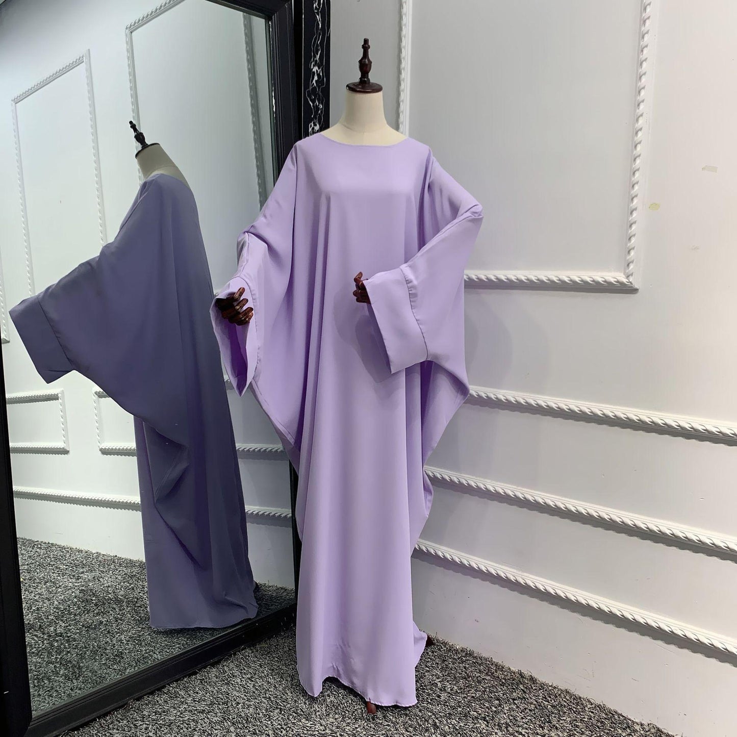 HASASERIES HS0726 Ensemble 2 pièces ROBE Hijab + Abaya