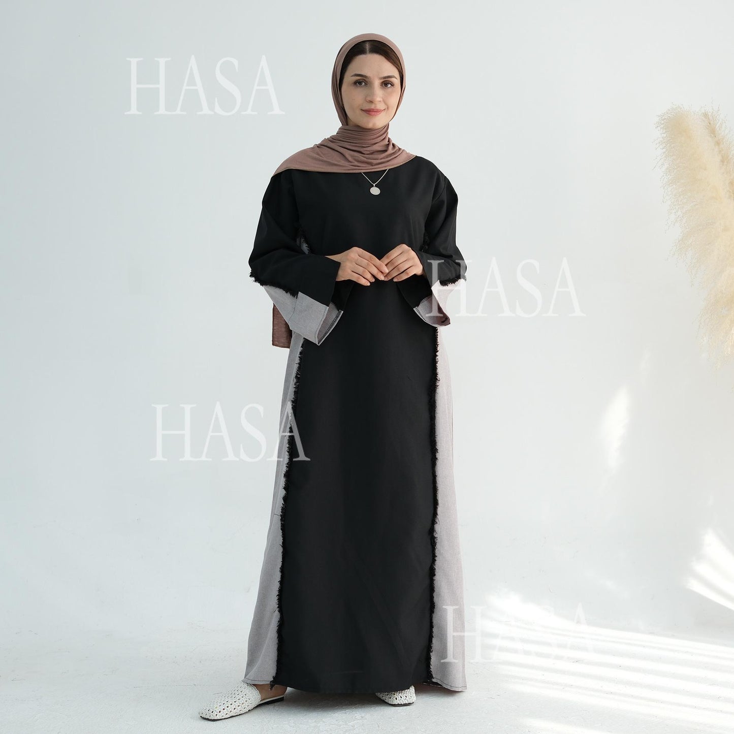 HS5606 Stylish Patchwork Robe - Cardigan and Dress (belt Pockets Only on Dress) party  wear red dress graduation  dress thick  thigh 2  part bow  outfits