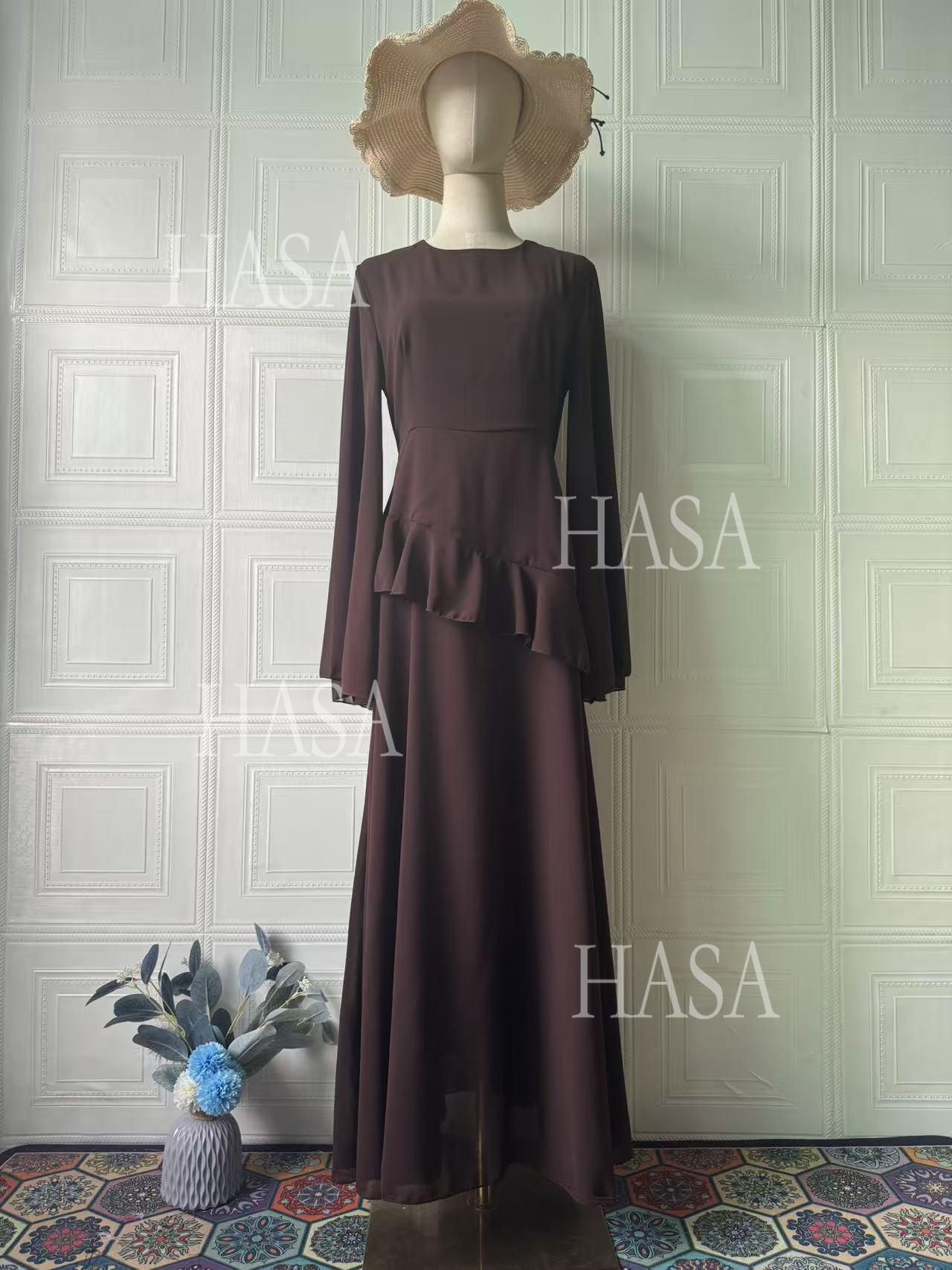 HS6736 Sophisticated Evening Maxi Dress for Elegant Styling