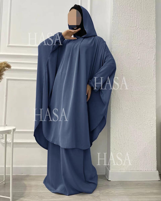 HS6583 Women's Loose Long Robe Suit