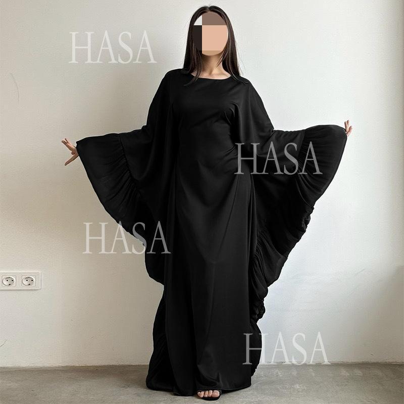 HS6473 Elegant and Graceful Heavy Stitching Lace Sleeve Robe