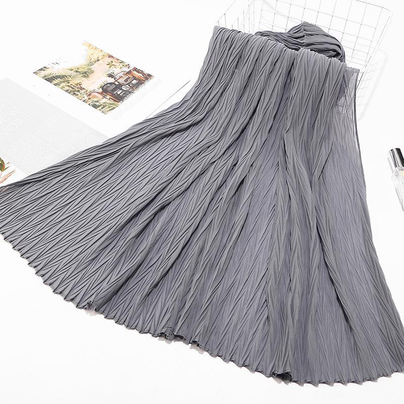 HASASERIES HS1137 Pearl Chiffon Baotou Scarf