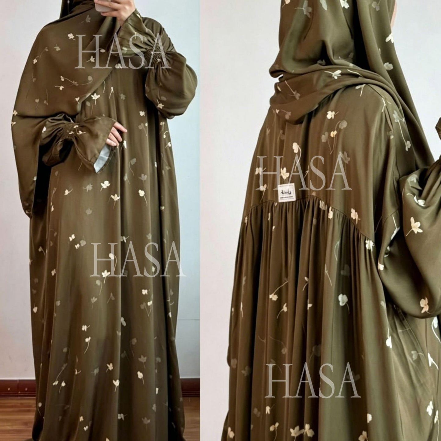 HASA HS6801 Luxury Modest Abaya with Soft Elegant Fit