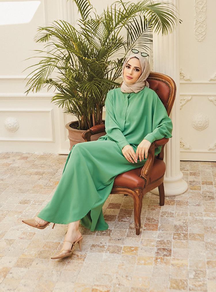 HASASERIES HS0519 Bat Sleeves Long Robe