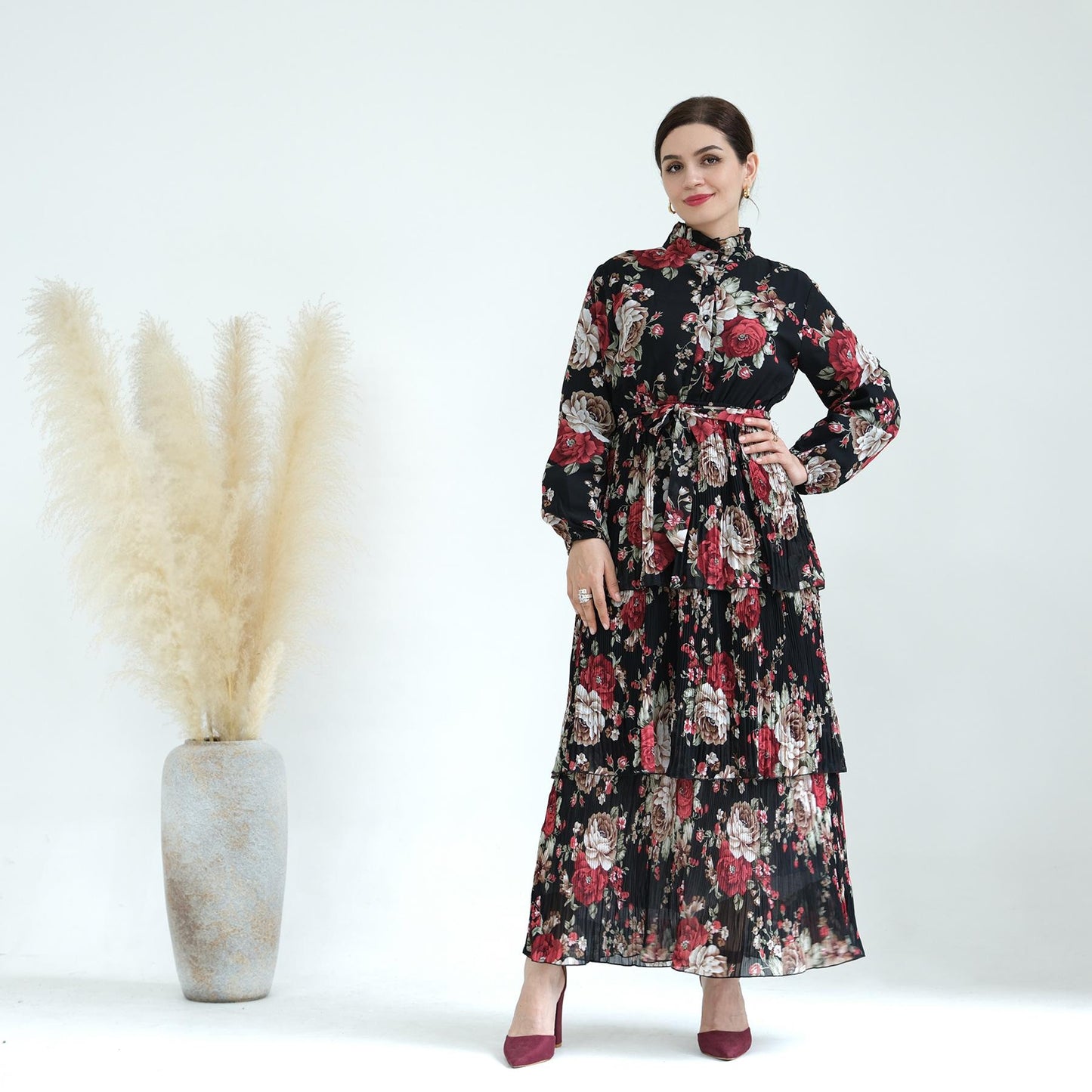 Robe imprimée Pure Beauty HS1008 de HASASERIES