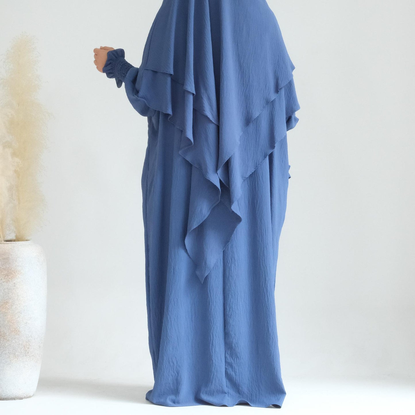 HASASERIES HS1004 Ensemble 2 pièces Abaya + Hijab