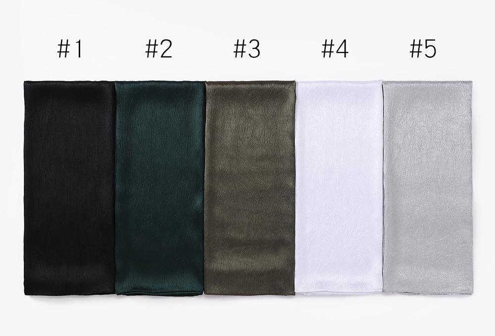 HASASERIES HS1136 Nouveau bandeau en satin de soie simulé