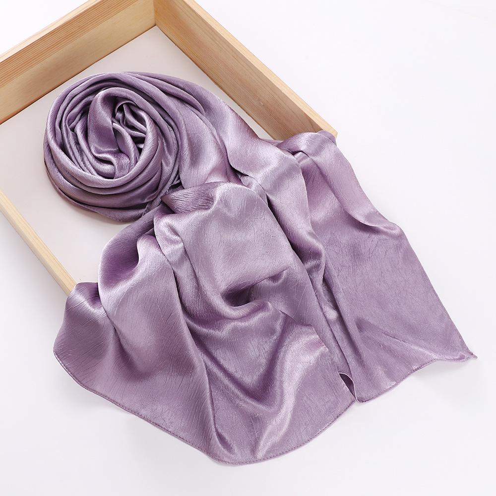 HASASERIES HS1136 Nouveau bandeau en satin de soie simulé
