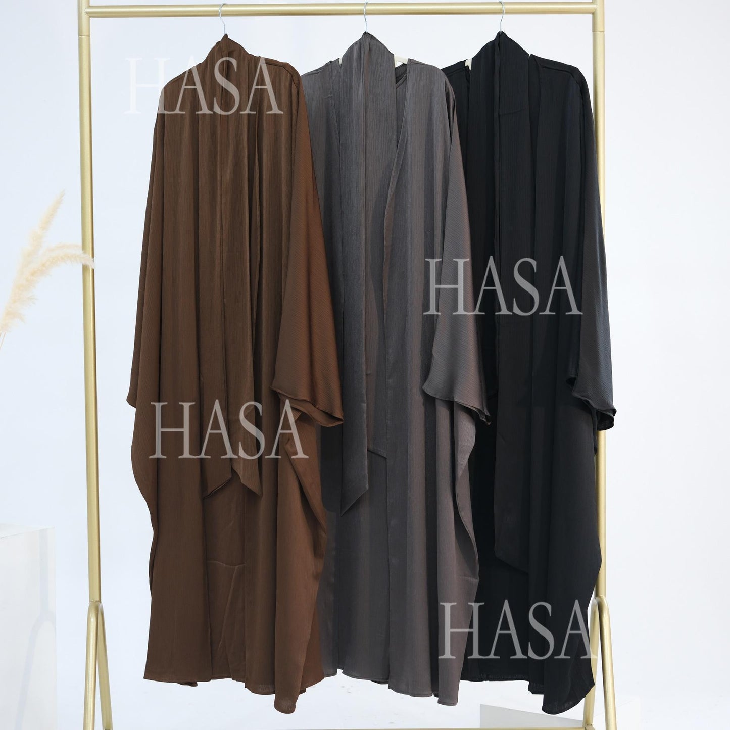HS6575 Elegant Two-piece Cardigan Robe Set