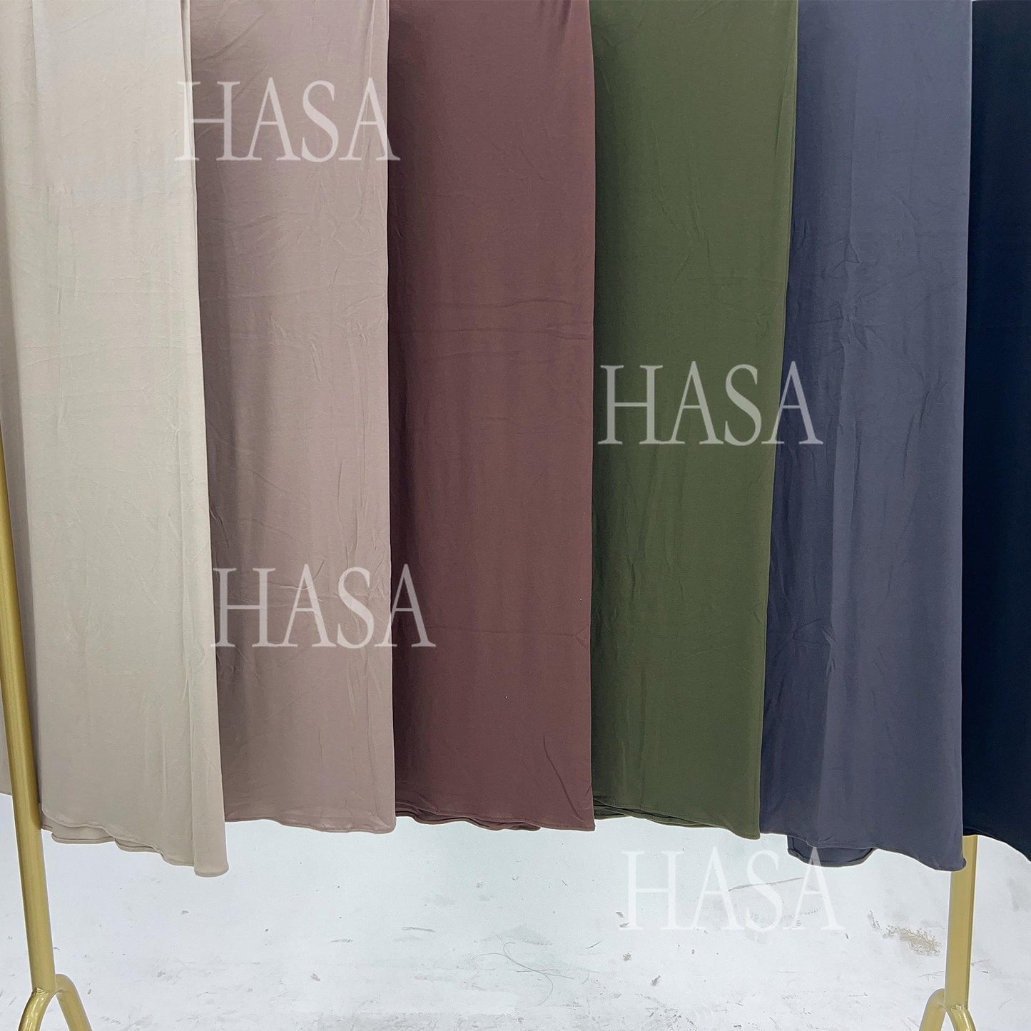 HS6554 Plain Modal Cotton Scarf with Lightweight Comfort