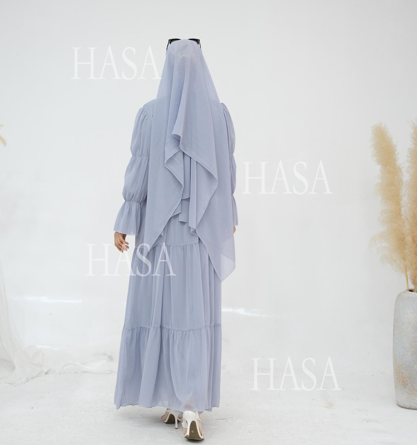 HS5881 Simple Two-piece Suit, A Dress Combination That Combines Comfort and Elegance closed abayas