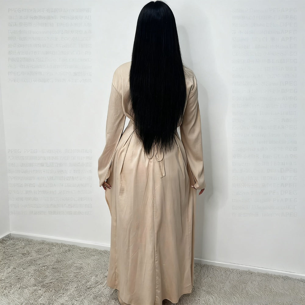 HS6605 Stylish asymmetrical two-piece set (with optional headscarf)