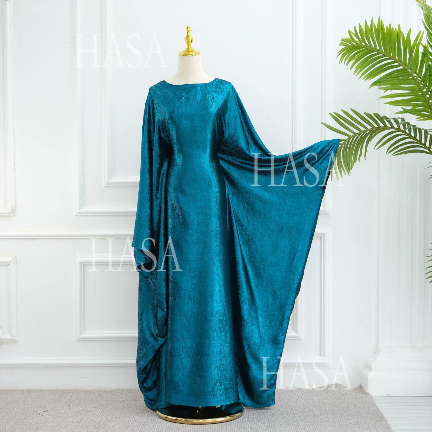 HS5879 Light-sensing Two-piece Dress | with Headscarf Design, The Overall Matching Is More Worry-free