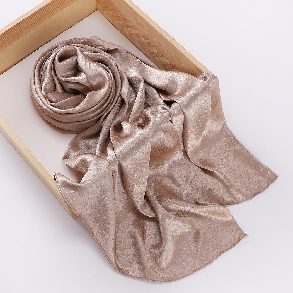 HASASERIES HS1136 Nouveau bandeau en satin de soie simulé
