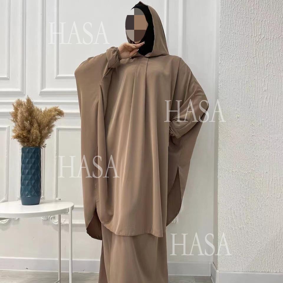 HS6583 Women's Loose Long Robe Suit