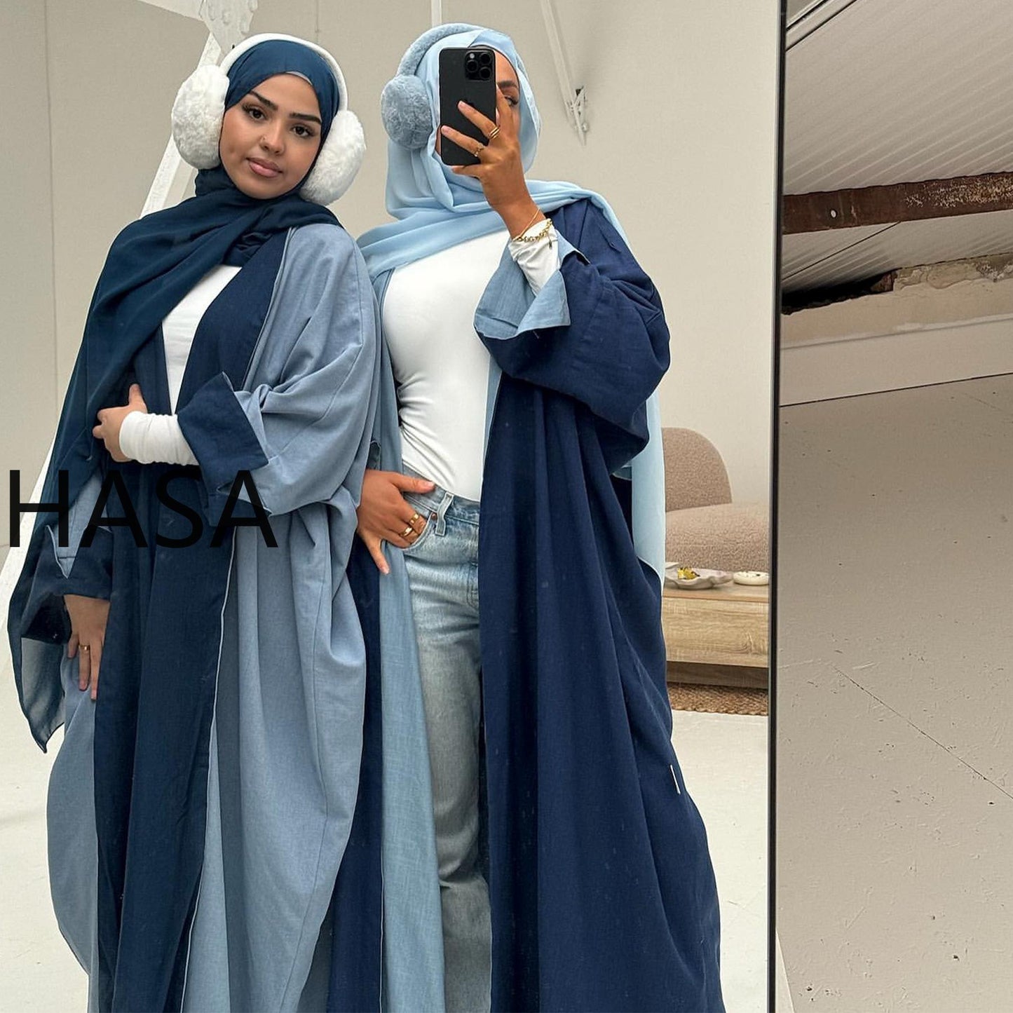 HASA HS4827 Reversible and versatile elegant robe
