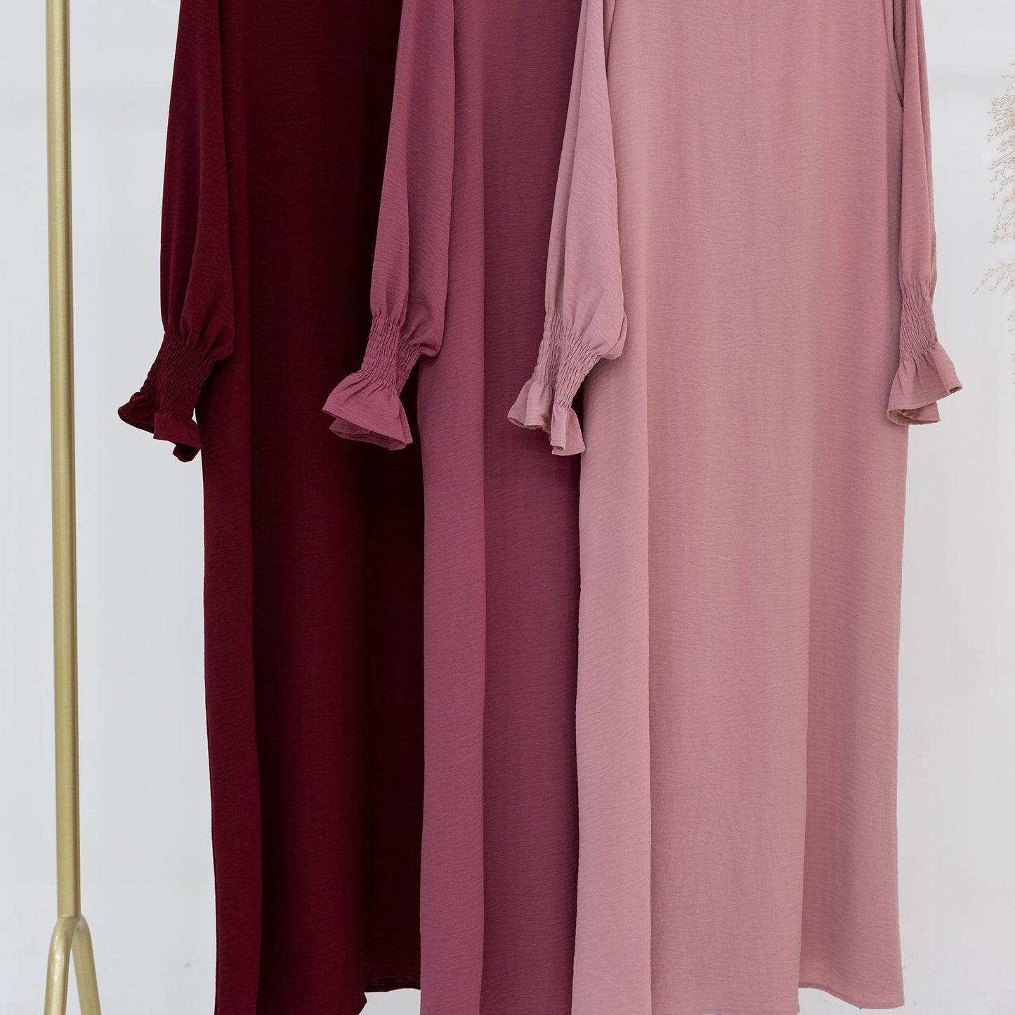 HASASERIES HS0704 Solid Large Women's Dress
