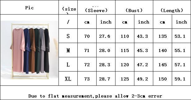 HS5876 Robe with Detailed Design and Gentle Texture for Daily Light Wear abayas
