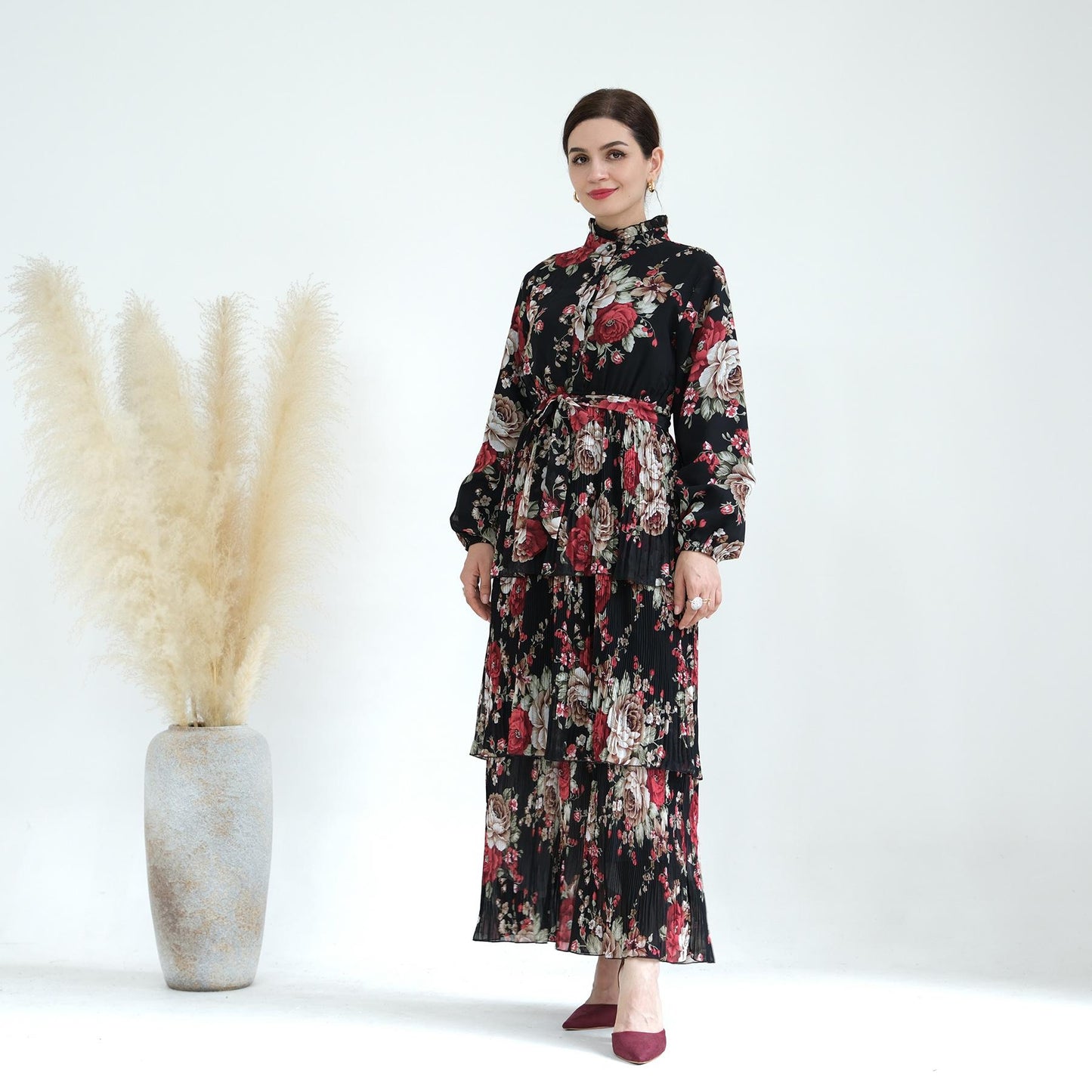 Robe imprimée Pure Beauty HS1008 de HASASERIES