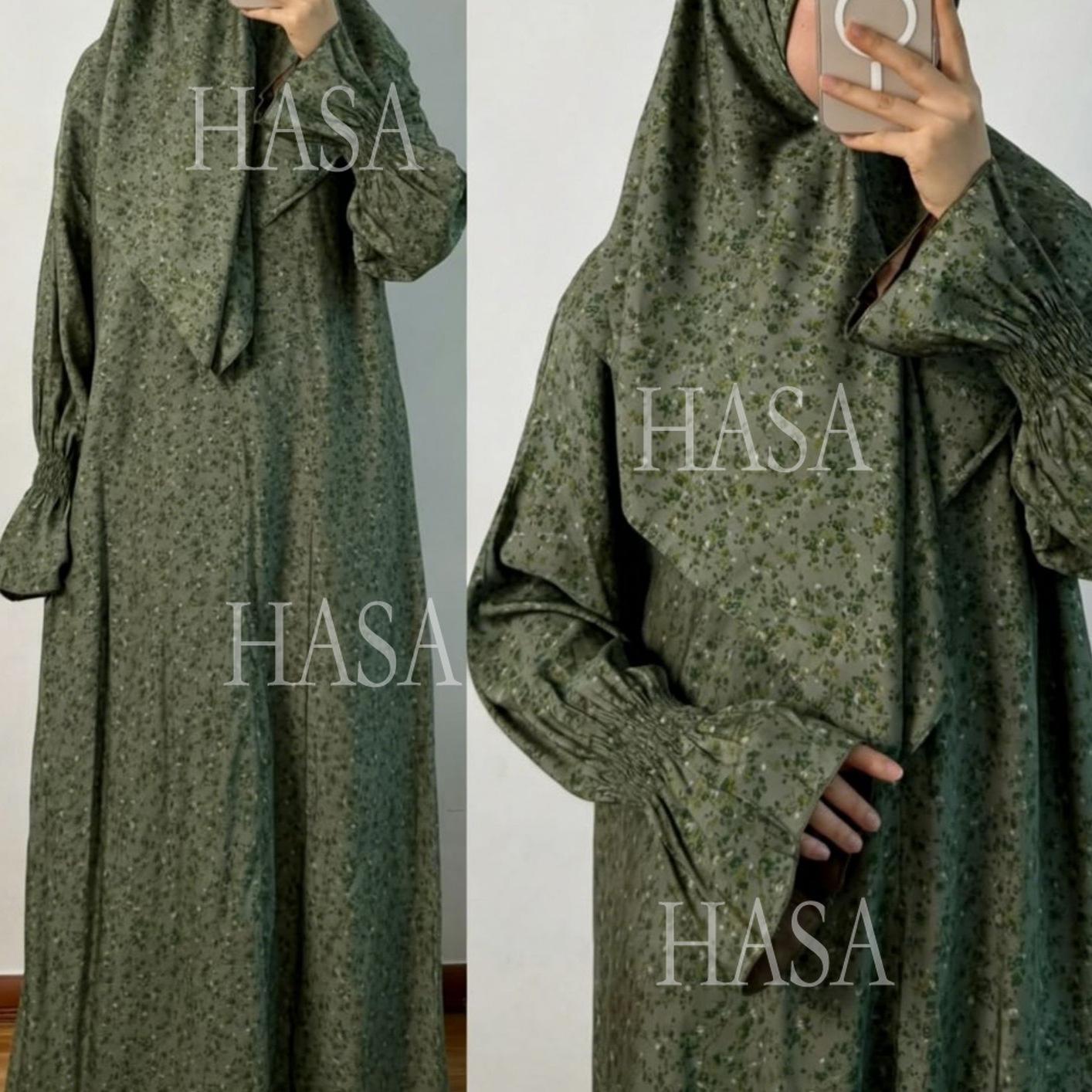 HASA HS6801 Luxury Modest Abaya with Soft Elegant Fit