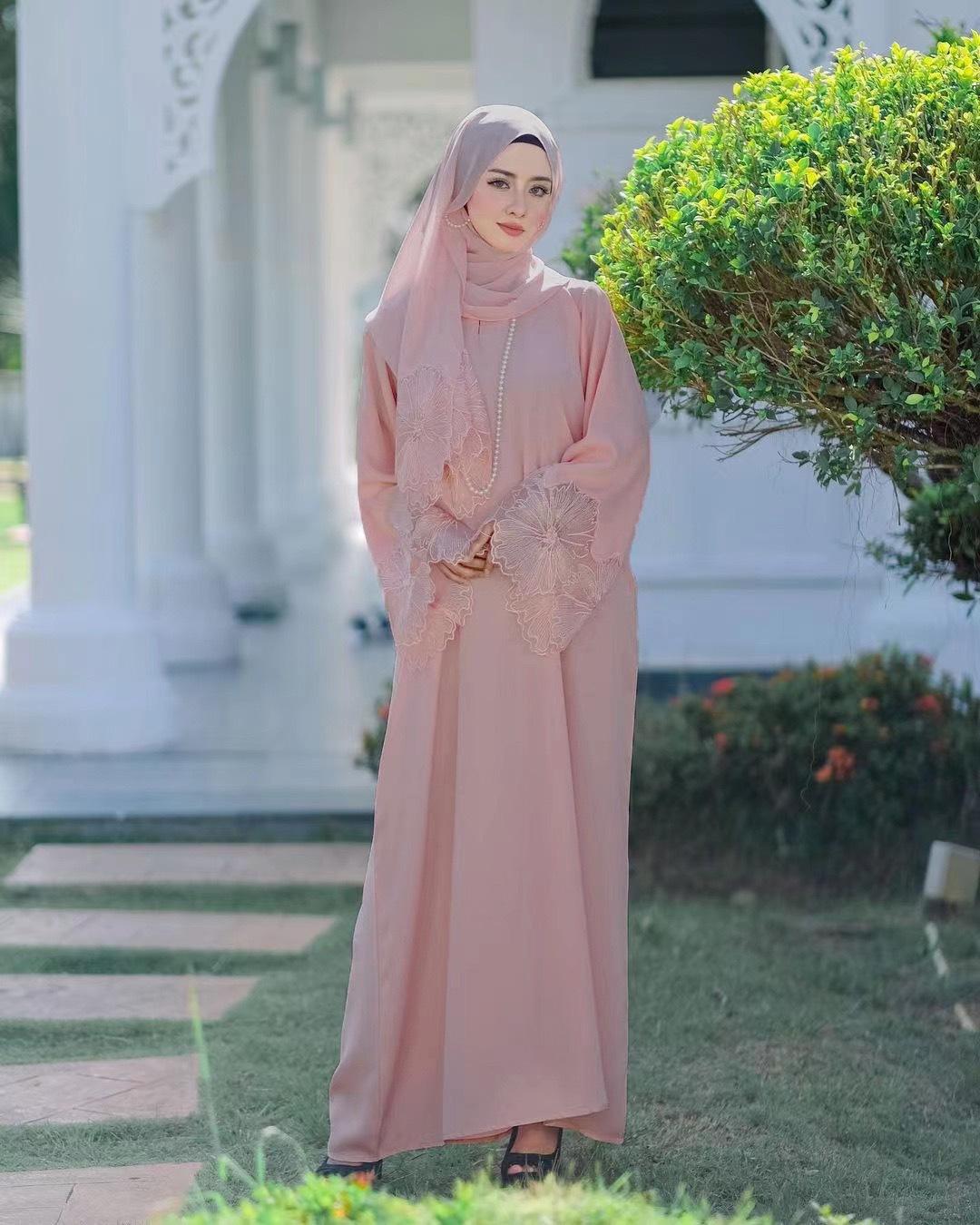 HASASERIES HS1029 2pcs Set Abaya+Hijab