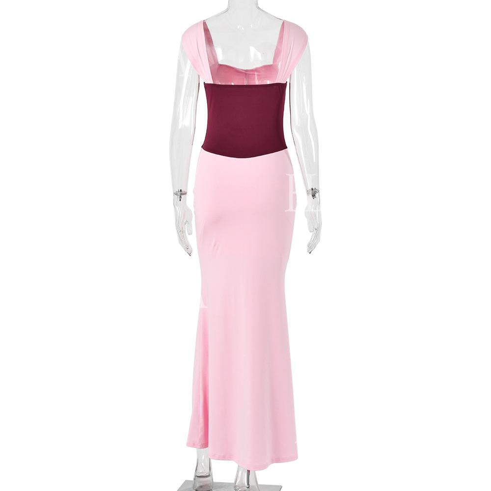 HASA HS6771 Soft Glam Fitted Evening Dress