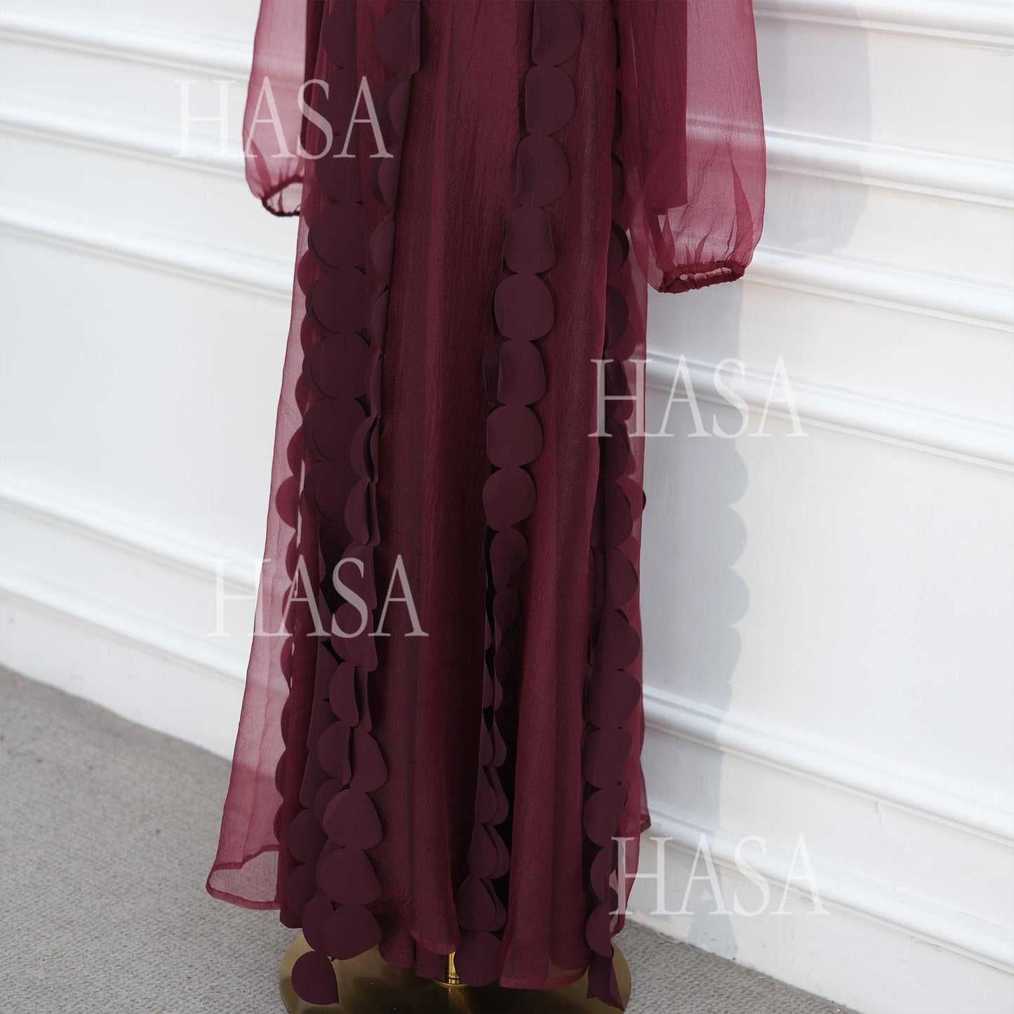 HASA HS6805 Premium Modest Abaya Set with Chic Details