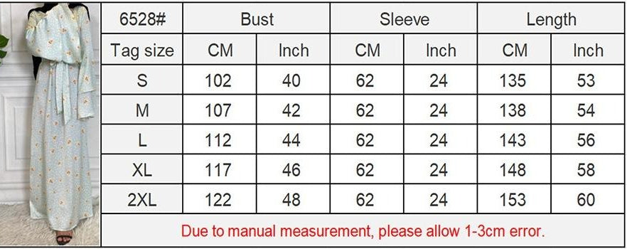 HS6590 Fashionable Printed Loose-fitting Dress with Lace-up Design and Wide Swing