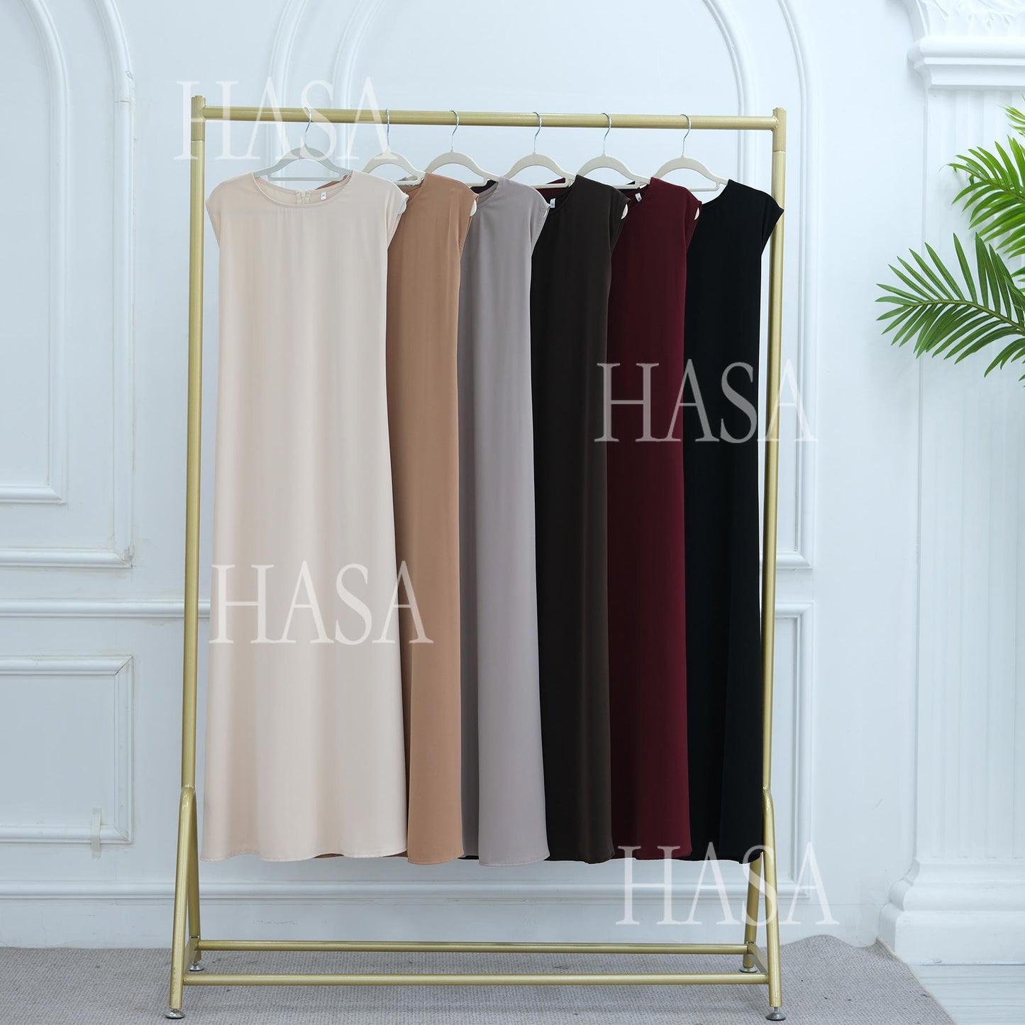 HS6470 Sleeveless Long Dress with Adjustable Back Lacing