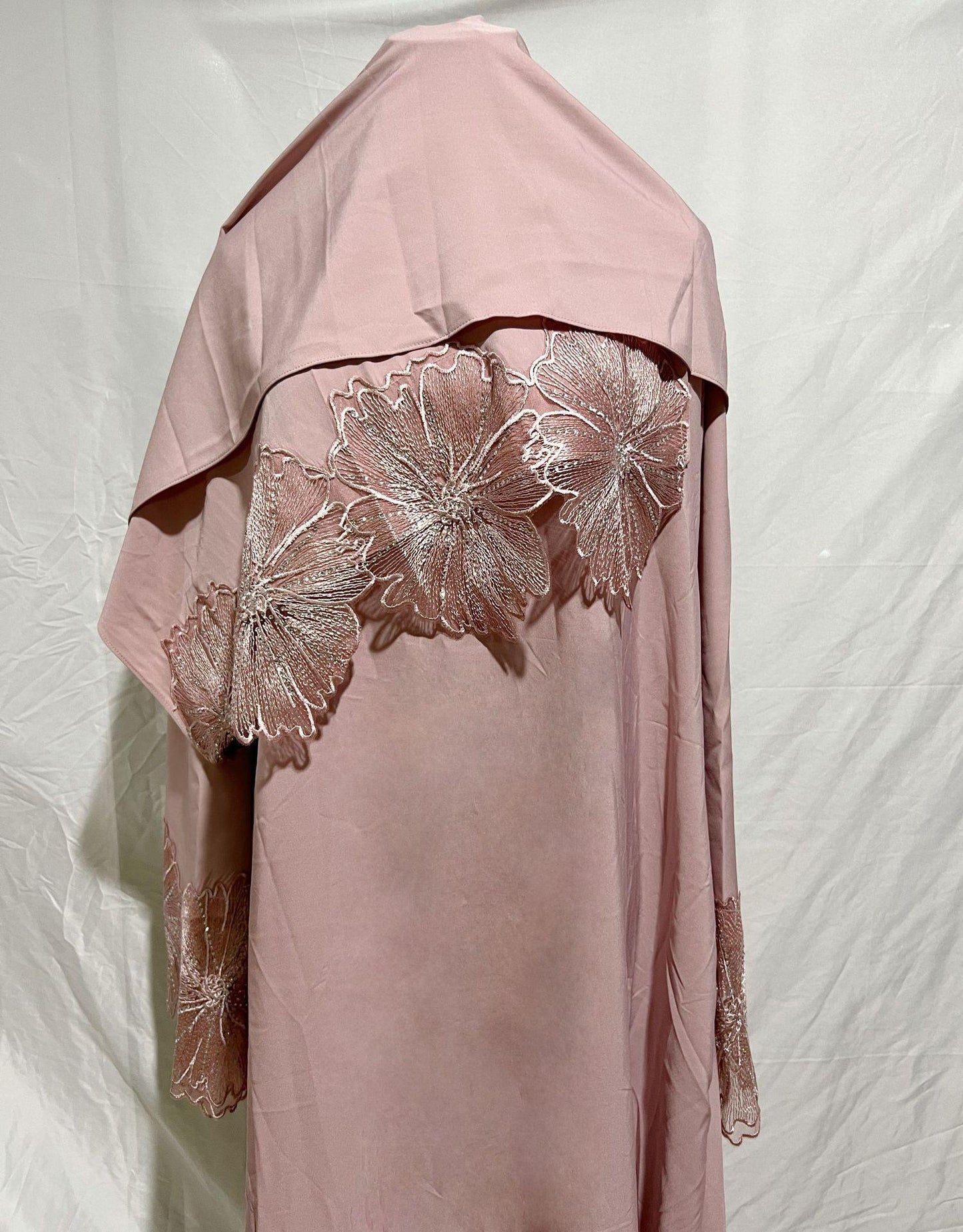 HASASERIES HS1029 2pcs Set Abaya+Hijab