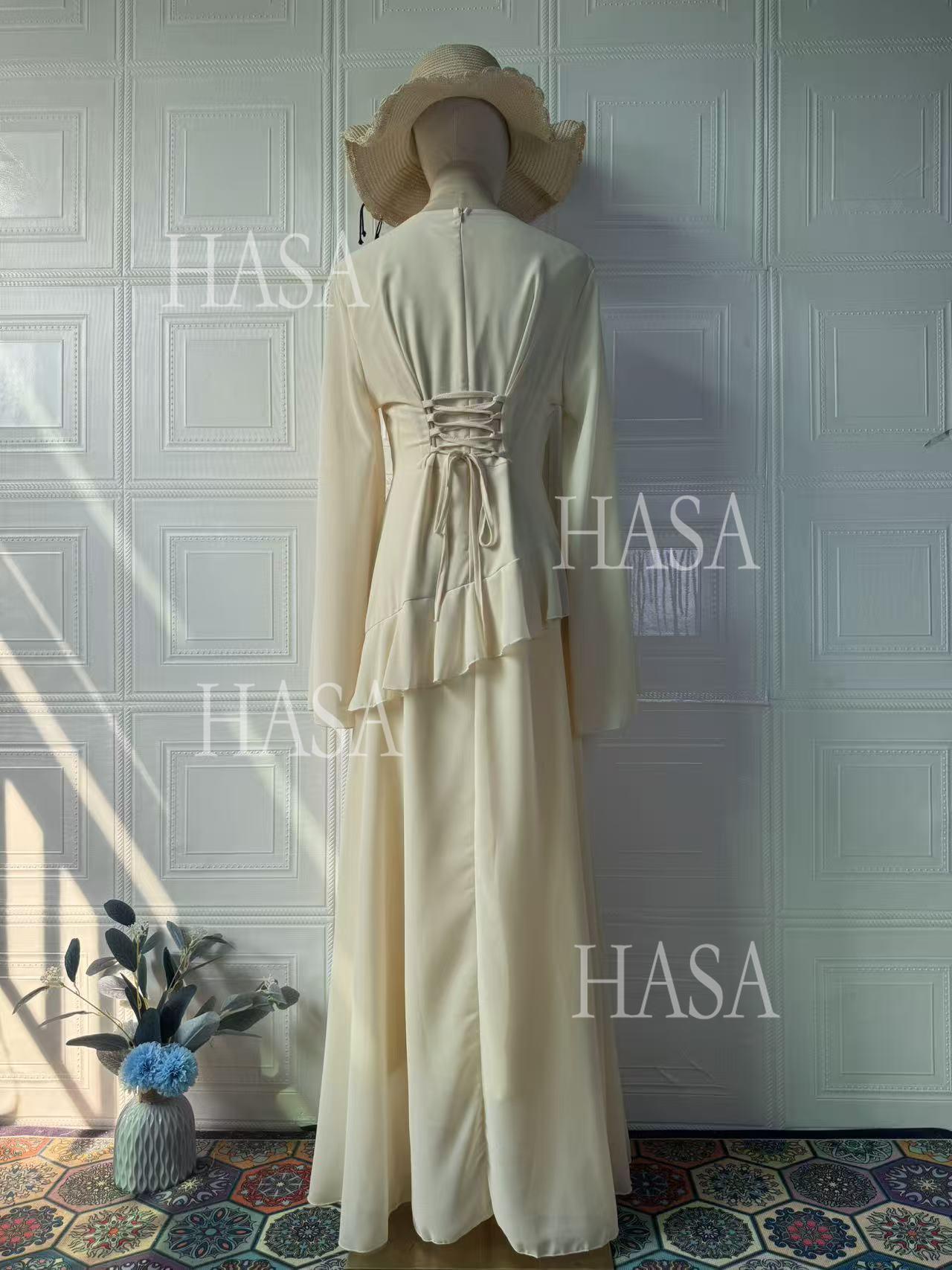 HS6736 Sophisticated Evening Maxi Dress for Elegant Styling