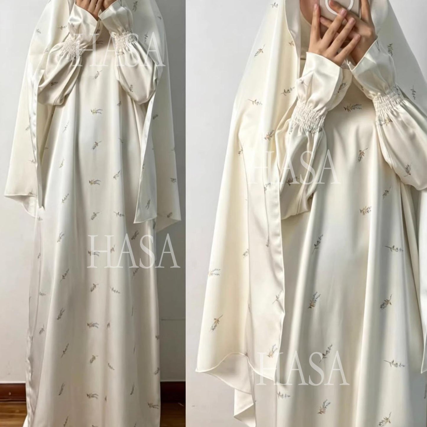 HASA HS6801 Luxury Modest Abaya with Soft Elegant Fit