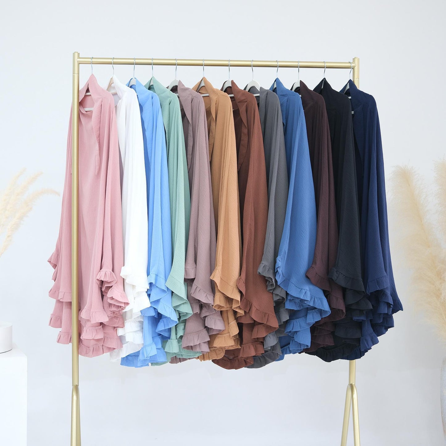 HASASERIES HS0993 Solid Color Headscarf
