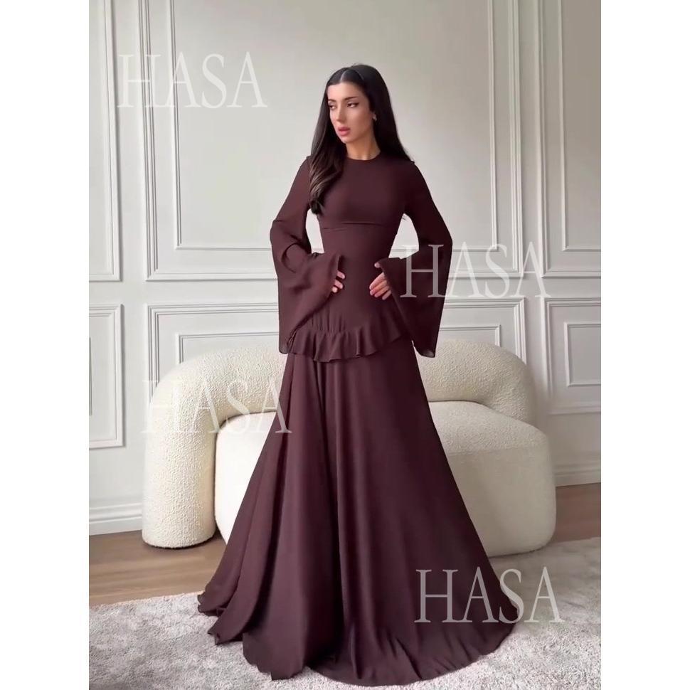 HS6736 Sophisticated Evening Maxi Dress for Elegant Styling