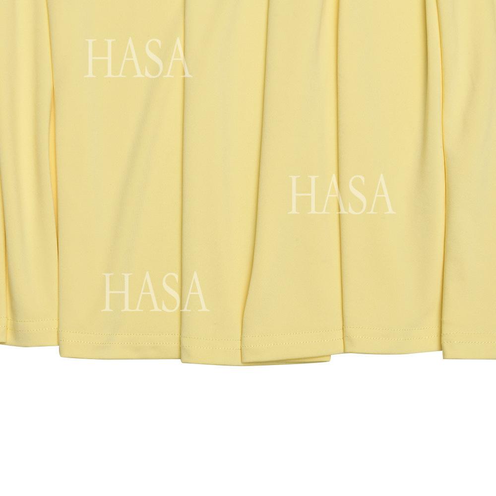HASA HS6765 Elegant Sculpted Fit Maxi Dress