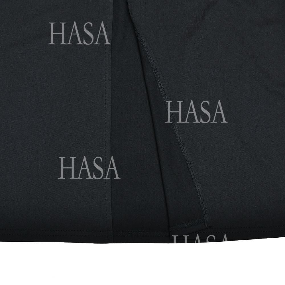 HASA HS6774 Luxury Long Sleeve Cape Style Bodycon Dress
