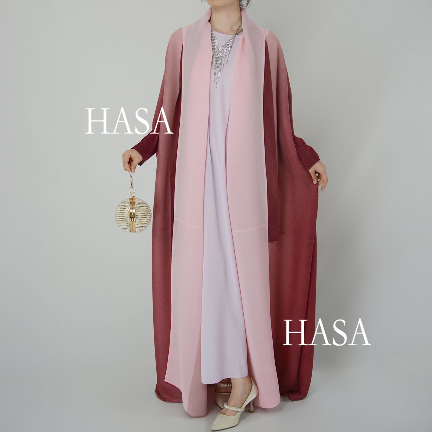 HASA HS1245 Robe ample à la mode avec détails patchwork plissés