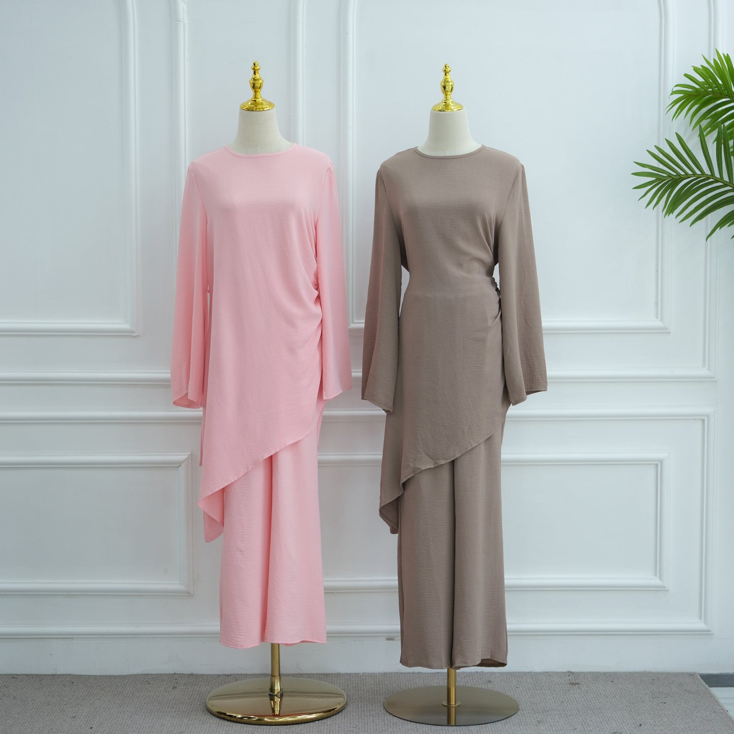 HS6606 Asymmetrical two-piece tunic (with optional headscarf)