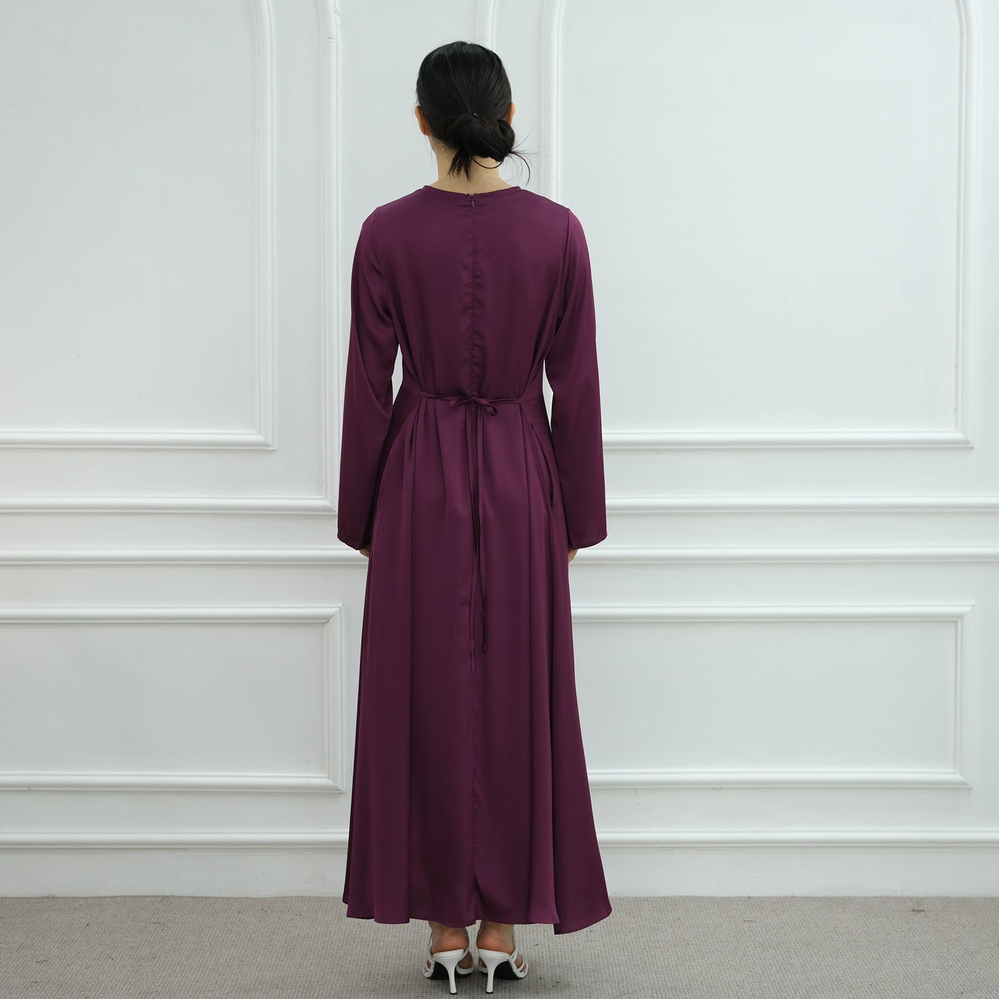 HS6628 Multi-color Simple Solid Color Robe Inner Wear