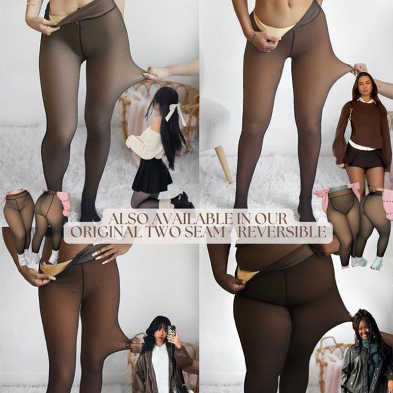 HS6675 Wool-lined fleece-lined tights