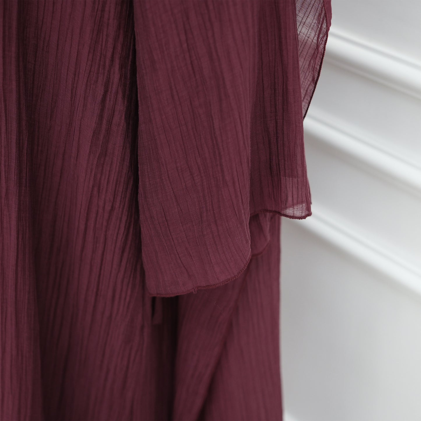 HS6629 Design Solid Color Double Layer Dress